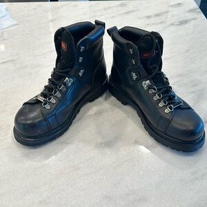 Woman’s Lace Up Harley Motorcycle Boots